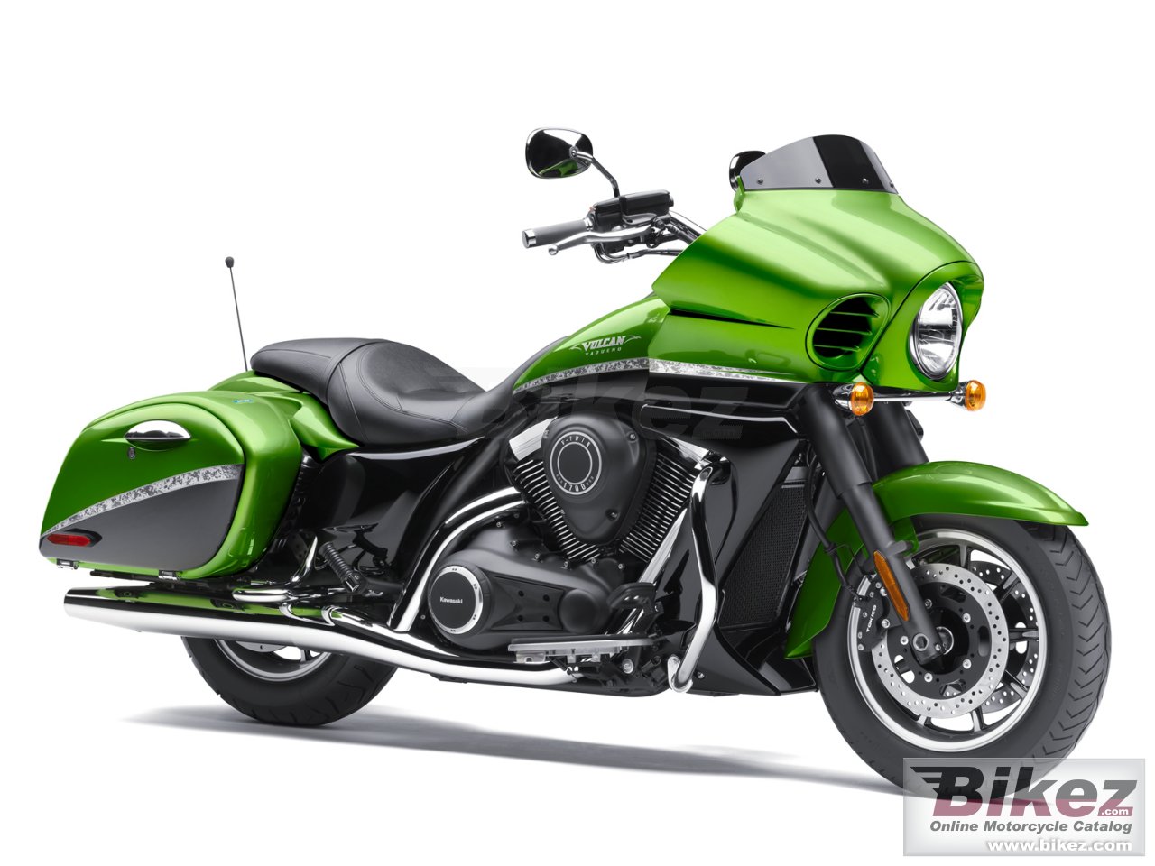 Big Kawasaki vulcan 1700 vaquero picture and wallpaper from Bikez.com